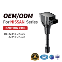 NUEVA BOBINA DE ENCENDIDO DEL MOTOR 22448-JA10C para INFINITI G35 SERIE G 3.5L 5 TRANSMISIÓN AUTOMÁTICA 08/2006-04/2007 2 Años de Garantía