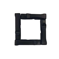 Petit verrou de cordon de sécurité robuste en plastique POM noir avec ressort pour sac à dos sac cordon ajusteur matériel accessoires