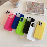 OEM Soft TPU INS Styles Glossy Candy Color Gel Shell Phone Case Cover Antichoc pour iPhone 16 15 14 Pro Max Plus