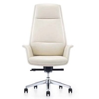 Meubles de bureau modernes ergonomiques en alliage d'aluminium avec dossier haut, pivotants, réglables en hauteur, pour la maison et le bureau