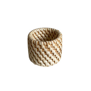 El yapımı Rattan dokuma yemek masası yüzük stoklanan kağıt ve mendil yüzükler parti günler için zanaatkarlar tarafından el işi - Product Image 5