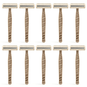 <span class=keywords><strong>Rasoi</strong></span> Usa e Getta Biodegradabili Ecologici in Paglia di Grano con Tripla Lama Super Resistente in Acciaio Inossidabile per Viaggi Maschili - Product Image 4