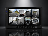 Caméra embarquée AI 8 canaux 1080P avec DVR mobile, prise en charge ADAS DSM BSD, 4G/WiFi/GPS, carte SD 512 Go avec vue panoramique 360°, double stockage SD+SSD