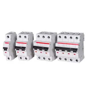Hot sale factory direct prices of electricity breaker dc mcb 6A 10A 16A 20A 25A 32A 40A 50A 63A circuit breakers