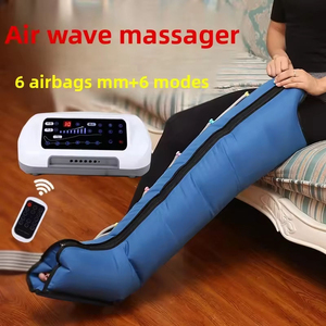 New Style <b>Air</b> Pressure Leg Foot Massager Adjustable Size Timing Control High Quality Compression <b>Boots</b> Rapid Recovery Massage - Product Image 4