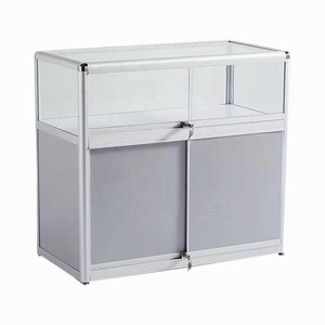 Sang trọng Tempered Glass tủ đồ trang sức với <span class=keywords><strong>LED</strong></span> chiếu sáng Glass Showcase - Product Image 4