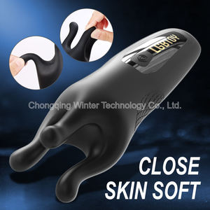 Nam masturbator Pusi đồ chơi glans huấn luyện viên 9 chế độ rung y tế Silicone IPX7 không thấm nước thiết kế di động cho sử dụng cá nhân - Product Image 3