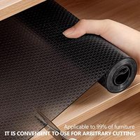 ORON OEM Tapis antidérapant transparent en EVA, imperméable, pour étagères, tapis de cuisine, tapis de tiroir, facile à installer, personnalisable