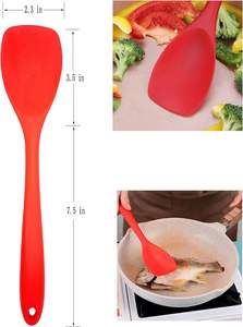 Juego de Utensilios de Cocina Multicolor de 5 Piezas al por Mayor, Aptos para Lavavajillas, Resistentes al Calor, Juego de Espátulas de Goma, Juego de Espátulas de Silicona - Product Image 4