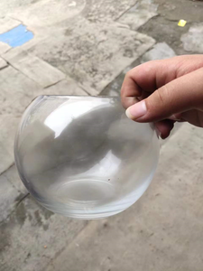 חומר זכוכית סיטונאי סביב פרח אגרטל דגים טנק זכוכית דגים דגים קערה כדור דגים טנק זכוכית - Product Image 5