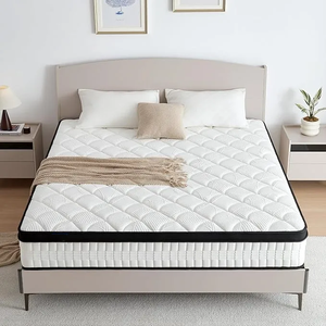 Nệm lò xo túi <span class=keywords><strong>5</strong></span> vùng bán chạy nhất, mút 12 inch, cỡ Queen/King, nội thất phòng ngủ chỉnh hình - Product Image 2