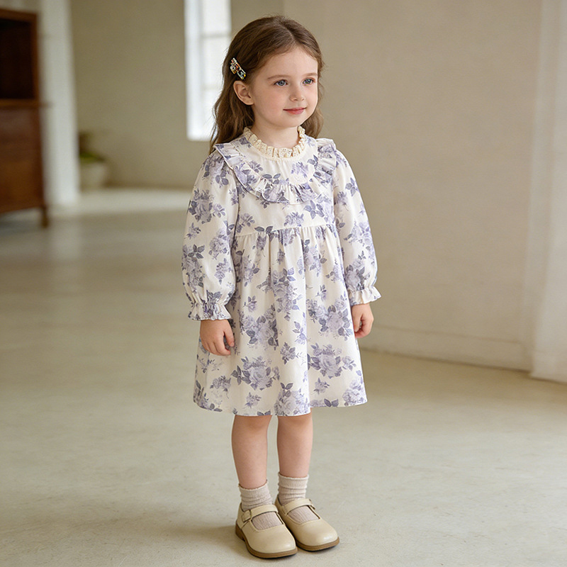 Purple Toddler Flower Girl Dress - Sleeveless Ball Gown