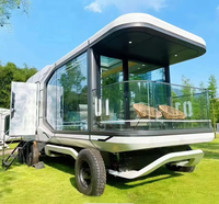 Navire Mobile de Luxe Espace Capsule Maison 28 m² 38 m² avec 2 Chambres Cuisine