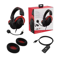 Auriculares para Juegos con Cancelación Activa de Ruido, Diseño de Cuero Metálico, Sonido Envolvente Virtual 7.1, Baja Latencia, Dinámicos para Móviles