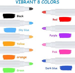 Pennarello per Lavagna Magnetico con Logo Personalizzato, Multicolore, Non Tossico, Cancellabile, per Bambini, Scuola, Ufficio, Cancelleria - Product Image 6