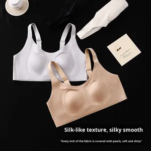 Sujetador de ácido hialurónico satinado de talla grande para mujer, lencería con Orejas de conejo, Colección minimizadora, antiflacidez para bustos de hasta 100kg - Product Image 1