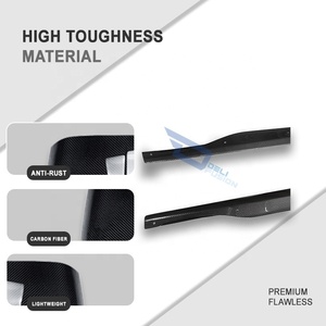 Para 22- Subaru BRZ ZD8 y Toyota GR86 ZN8 AIMG estilo deportivo falda lateral de fibra de carbono GR86 falda lateral BRZ falda lateral - Product Image 2