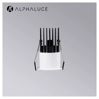 Éclairage moderne : Spots de plafond COB encastrés pour la décoration murale de fond, salon, salon de coiffure, etc.