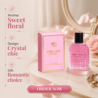 FREE LADY 100ML POUR FEMME Parfum pour le corps au parfum boisé, prix d'usine, marque originale
