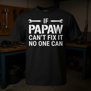 Si Papá no puede arreglarlo, nadie puede, camiseta de mecánico para abuelo - Product Image 3