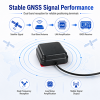 Antenne active GNSS RTK double fréquence GPS L1 L5 BDS avec connectivité SMA et protection IP67 pour équipement de topographie