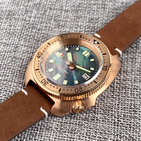 Montres automatiques de plongée pour hommes en acier inoxydable au design luxueux, résistantes à l'eau 30 ATM