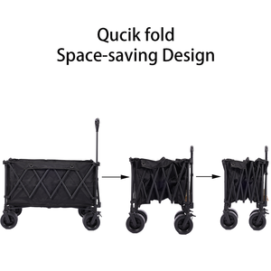 Chariot de pique-nique pliable à quatre roues avec table réglable en hauteur et pare-soleil, idéal pour le camping et les événements – Vente chaude - Product Image 5