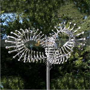 Escultura de Jardín de Acero Inoxidable, Impermeable, Duradera, para Exteriores, Estilo Art Deco, Montaje en Suelo - Product Image 4