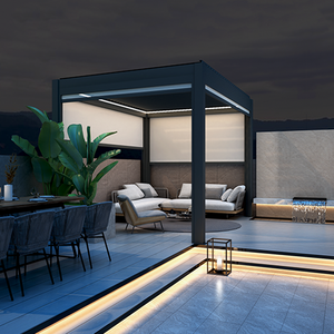 <strong>3X3</strong> 3X4 3.5X5 3X5 Aluminium <strong>Tiles</strong> for Bioclimatique Retractable Roof Outdoor Waterproof Pergola Manufacturers - Product Image 1