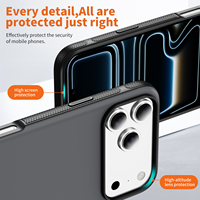 Coque de protection antichoc mate pour iPhone 17 Pro Max, compatible également avec iPhone 17 Air, 16E, 15 Pro – Sensation peau