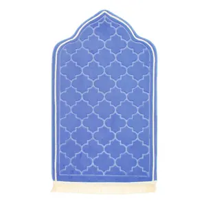 Vente en gros d'usine de tapis islamique bon marché tapis musulman de voyage tapis de prière islamique portable