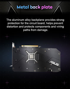 Tarjeta Gráfica para Juegos AMD RX6600 XT 8G 99% Nueva, Tarjeta Gráfica 6600XT para PC <span class=keywords><strong>Gamer</strong></span>, GPU <span class=keywords><strong>ASUS</strong></span> RX 6600 XT 8GB - Product Image 5