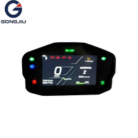 Compteur de vitesse numérique pour moto de 4,3 pouces, jauge TFT LCD avec indicateur de vitesse et rétroéclairage pour scooter électrique, vélo électrique