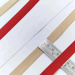 1.3CM brillant durable robe élastique ceinture haute qualité tissé sangle Stock pour maillots de bain et bandeaux Logo personnalisable - Product Image 5