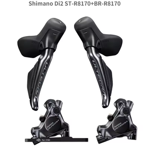 Grupo de Cambio <span class=keywords><strong>Shimano</strong></span> <span class=keywords><strong>Ultegra</strong></span> Di2 R8170 de 2x12 Velocidades para Bicicleta de Carretera con Frenos de Disco, Cadena, <span class=keywords><strong>Desviador</strong></span> Delantero y Trasero - Product Image 3