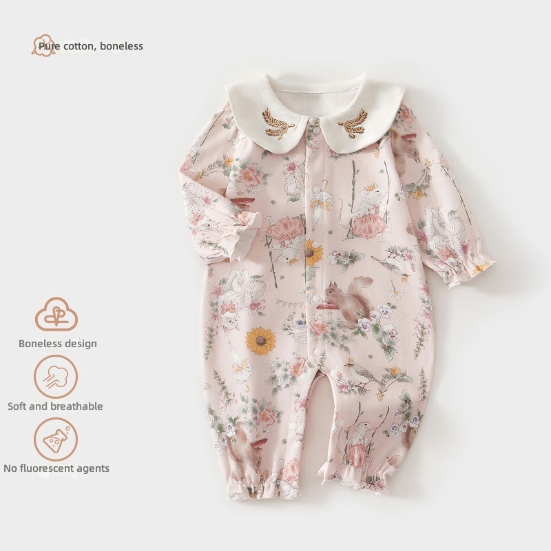 251608 flower cat jumpsuit