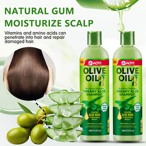 Shampoo nourrissant et rafraîchissant pour le cuir chevelu, lissant, brillance longue durée, huile d'olive, aloès <span class=keywords><strong>vera</strong></span> - Product Image 4