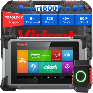 Outil de diagnostic <span class=keywords><strong>automobile</strong></span> VIDENT ISmart800Pro version BT, scanner OBD2, prend en charge le diagnostic complet <span class=keywords><strong>du</strong></span> système et plus de 40 services de réinitialisation - Product Image 4