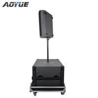 Pilote passif en néodyme simple subwoofer de 18 pouces et haut-parleur coaxial de moniteur de scène de 15 pouces