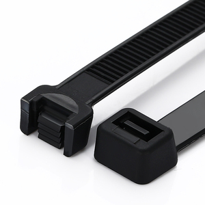 Trung Quốc Nhà máy Nhựa Nylon Cable Tie Đen 4*200 mét 8 inch chống UV cáp nhựa Tie 40lb căng thẳng 3.6 mét Zip Tie 100 cái - Product Image 6