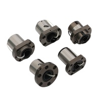 Tornillo de Bolas Laminado SFU1605 SFU1610 GCr15 con Tuerca de Brida y Eje de 1000mm para Router CNC, Robótica y Equipos de Automatización