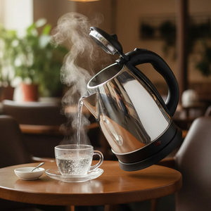 Fabricación OEM y ODM de Electrodomésticos de Cocina Pequeños, Hervidor Eléctrico de Acero Inoxidable de Una Sola Capa, 1500 W, 1.8 L - Product Image 2