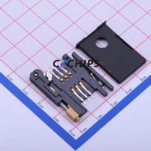 HYC27-SIM08-300 SIM Card Connector SMD Connector Card Tray Type Mini SIM Card Card Holder With Card Detection - Product Image 1