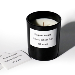 Etiquetas Elegantes para Velas Blancas para Frascos de Vidrio y Latas - Detalles Personalizados de Aroma y Marca - Product Image 2
