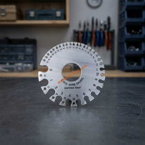 Outil de fabrication de bijoux SUNTOOLS/STIPL de haute qualité, jauge circulaire irrégulière en acier SWG 1-36, vente en gros - Product Image 4