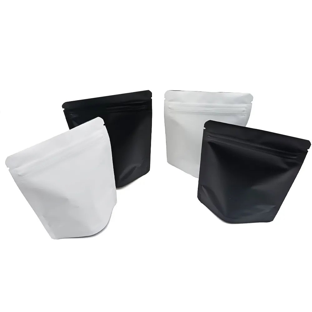 In Stock Fast Delivery Resealable Ziplock Stand up Bag WaterProof Mylar Doypack Pouch Free Sample Plastic Package Bag
