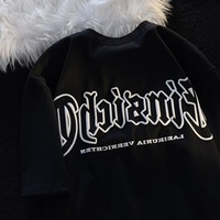 Camiseta Personalizada con Estampado Puff, 100% Algodón, Blanca, Lisa, para Hombre, Talla Grande, Unisex, de Alta Calidad
