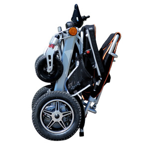 Fauteuil roulant électrique pliable léger, batterie 12A20A, autonomie 8-25 km, pour personnes âgées et handicapées - Product Image 1