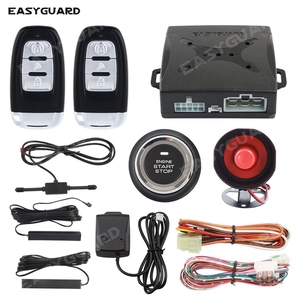 Easyguard EC003-NS động cơ từ xa bắt đầu pke hệ thống báo động xe đẩy bắt đầu nút phù hợp cho phổ DC12V xe ô tô - Product Image 1