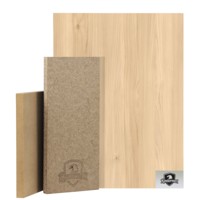 Panneau décoratif en MDF mélaminé à texture bois, densité personnalisée 650-850, qualité ENF, écologique, ignifuge, résistant à l'humidité, pour hôtel